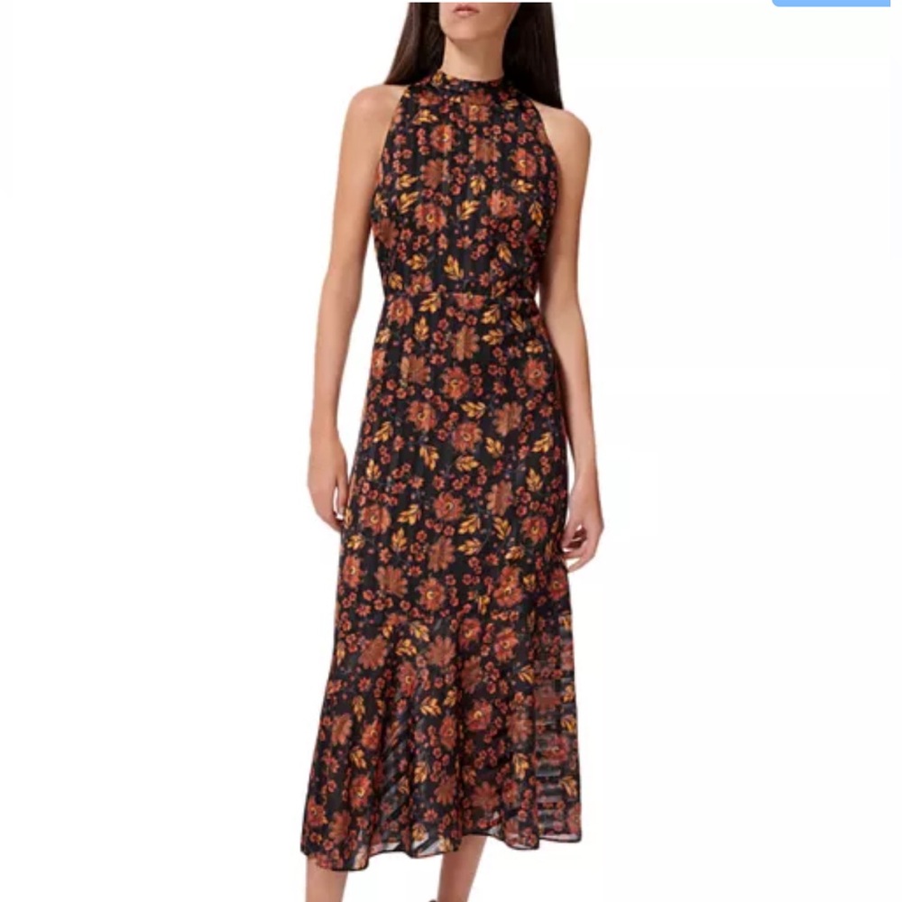 Sam Edelman Paisley Print High Neck Dress